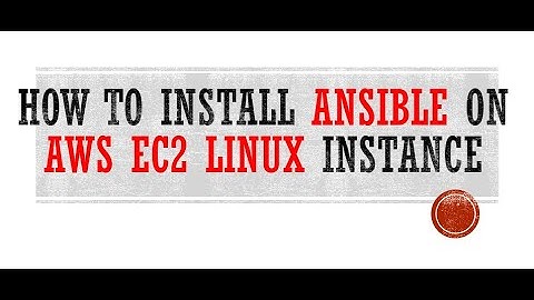 How to install Ansible on AWS EC2 Linux instance