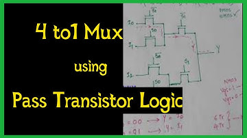 Design of 4 to 1 Mux using Pass transistor logic || VLSI DESIGN || Explore the way
