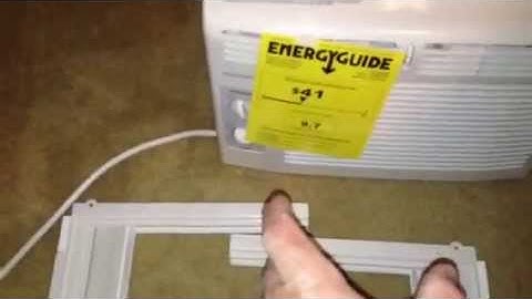 Fridigare Window Unit Air Conditioning Unboxing