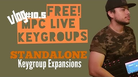 Akai MPC LIVE Standalone - FREE! Keygroup Expansions - Vlog#10.5