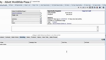 Sage SalesLogix Web Campaign Opportunities - SalesLogix Demo Series