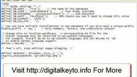 How To Edit the wp-config File For WordPress