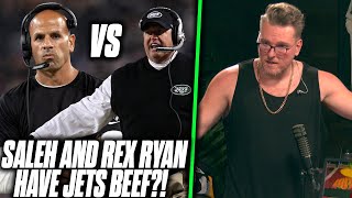 Jets Coach Saleh's Brother Is Going After Rex Ryan | Pat McAfee Reacts