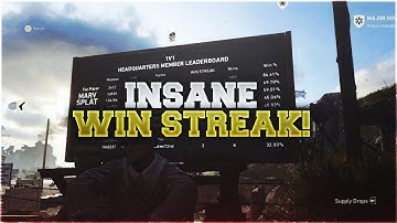 MY BEST WIN STREAK YET! COD WW2 1V1 PIT! (36 WIN STREAK)