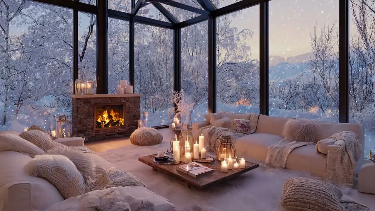 Snow settles on silent rail tracks ❄️ while distant towns wait and signals stay dim