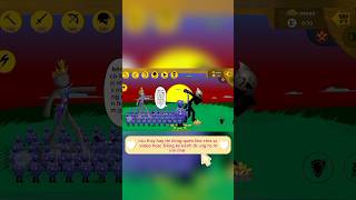 Trùm cuối dẫn 500 anh em báo thù cho lính giáo xanh #197 #games #sticklaonhao#shorts#stickwarlegacy