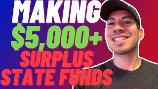 Make 5k On Surplus Funds State Funds Unclaimed Money (Easy Business)