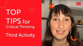 Top Tips for Critical Thinking with Usoa Sol - Third Activity