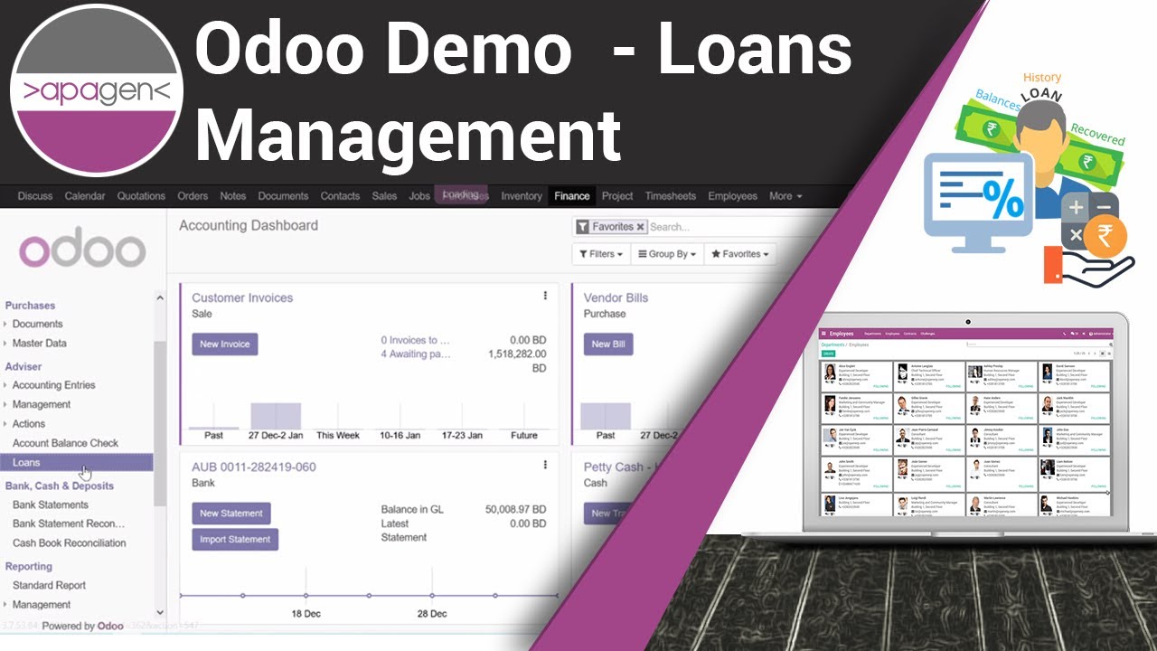 Odoo Demo - Loans Management - YouTube