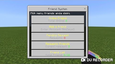 Plugin FriendSystem For Pocketmine 1.14/1.13