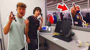 SINGING "STAY" ON THE WALMART INTERCOM! (KICKED OUT)