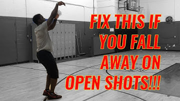 Do this if you fall away on open shots and miss short...  |  NBA Shooting Coach Dave Love