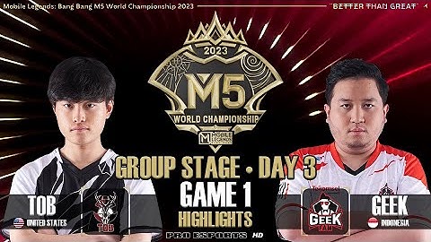THE OHIO BROTHERS VS GEEK FAM GAME 1 HIGHLIGHTS | M5 WORLD CHAMPIONSHIP GROUP STAGE • DAY 3