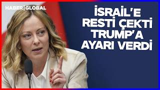 Meloni İsraile Resti Çekti Trumpa Ayar Verdi