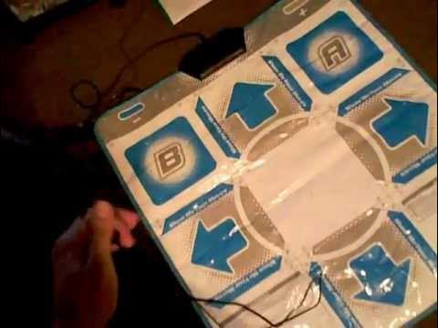 How to connect the Wii Dance Dance Revolution Dance Mat to the Nintendo Wii  - YouTube