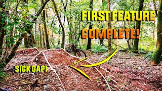 BUILDING MY FIRST GAP JUMP! I DIG DIARY EP.02 MTB TRAIL BUILDING