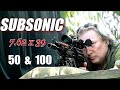 ПАТРОН 7,62х39 SUBSONIC отстрел на 50 и 100 м. СТП, КУЧНОСТЬ, ПОНИЖЕНИЕ.