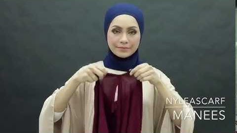 Manees Instant Shawl Hijab Tutorial