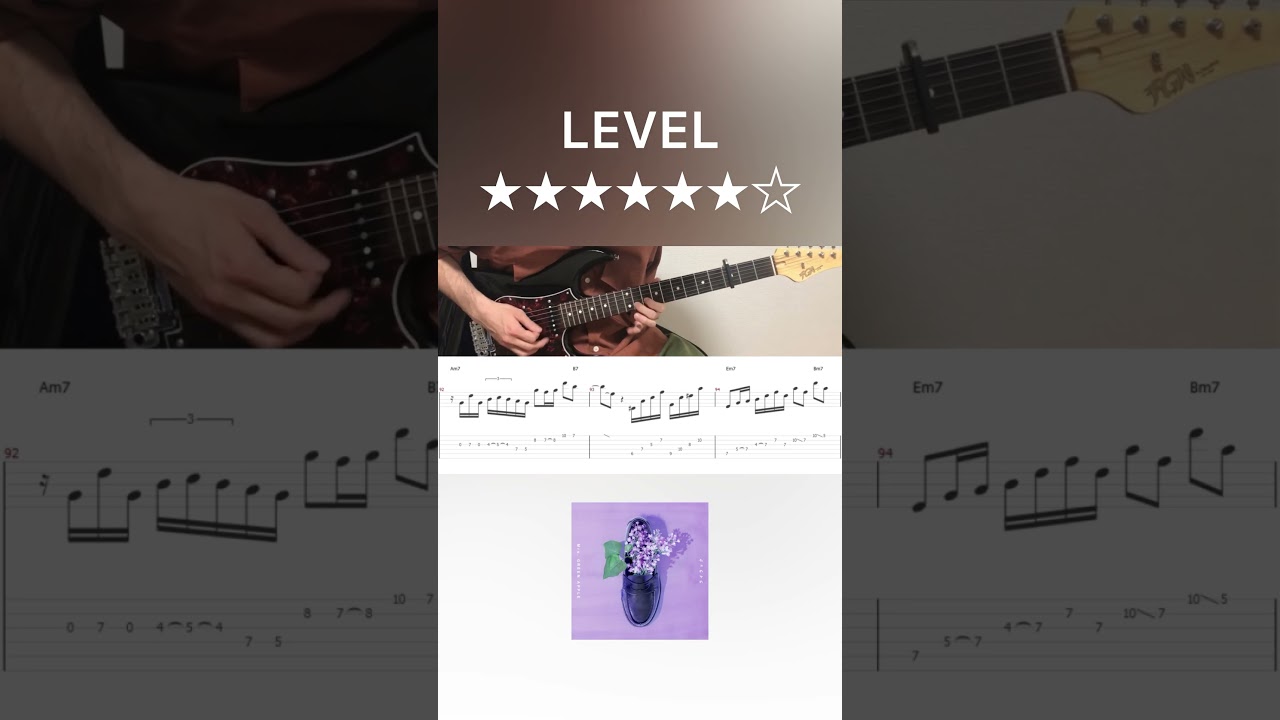 Mrs. GREEN APPLE - ライラック Lilac (guitar solo cover with tabs