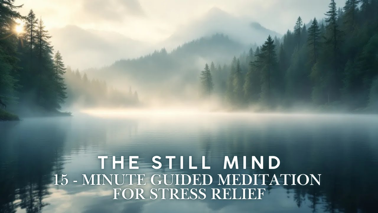 15-Minute Guided Meditation for Stress Relief (Music & Visuals) - YouTube