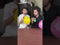تعاون الأخوة بنفخ النفاخة حماس مو طبيعي