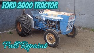 Ford 2000 Tractor Complete Repaint