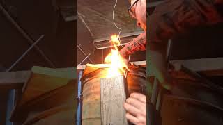 One Blister Nearly Destroyed This Damascus Knife #blacksmithing