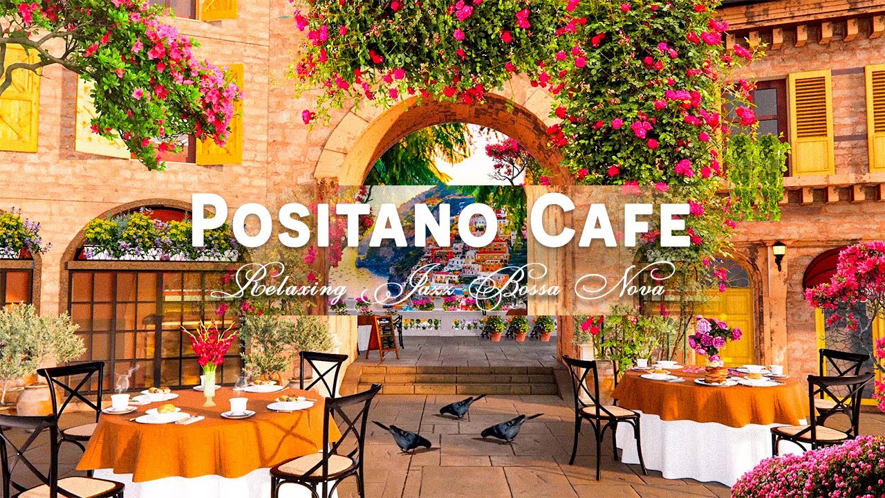 Осенняя атмосфера кофейни Позитано | Итальянская музыка - Босанова музыка для хорошего настроения