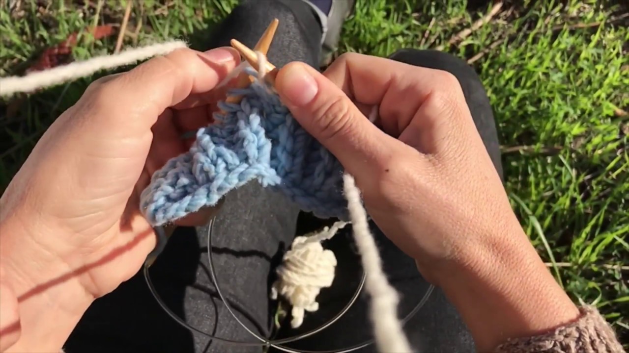 Portuguese Knitting - Brioche 4 st increase - YouTube
