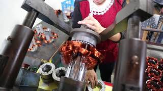 AC Motor Stator Coil Winding Inserting Machine &amp; Electric Induction Motor  Inserting