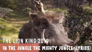 Lion King 19 In The Jungle The Mighty Jungle Lyrics Youtube