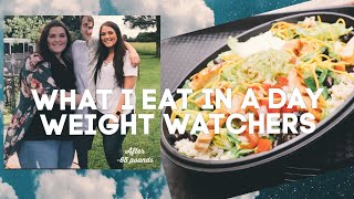 What I eat In a Day on Weight Watchers // -65 pounds