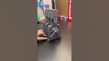 3D PRINTED ENGINE #cool3dprints #3dprinting #3dprinted #3dprintlife #3d #3dprinter #asmr #3dprint