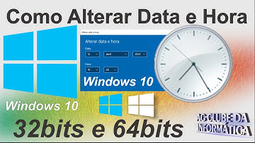 Como Alterar Data e Hora do PC no Windows 10