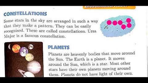 class 2nd I Our universe I ch 6