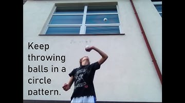 How To Juggle 4 Ball Overhead Asynch Fountain Tutorial