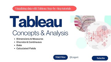 Understand Tableau Fields: Dimensions vs Measures, Discrete vs Continuous, Dates & Calculated Fields