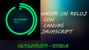 Haciendo un Reloj con Canvas HTML5  y Javascript