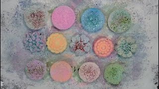 Corn starch &amp; beby powder 💛 #stressrelief ✨🎶✨😃 #asmryoutube 🧚🏻‍♂️