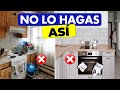 20 ERRORES QUE ESTAS COMETIENDO EN TU COCINA Y LA DEVALUAN + SOLUCIONES