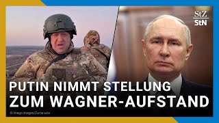 Wagner-Aufstand: Putin bezeichnet Prigoschin als „Verräter“ in Dankesrede