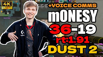 🔥m0NESY (36-19) rt:1.91 SoloQ +VOICE COMMS l EU FACEIT RANKED (dust2) | #cs2 #pov
