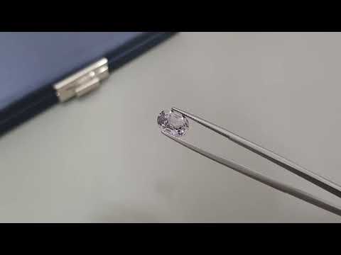 Steel gray spinel in oval cut 3.98 ct from Burma Video  № 2