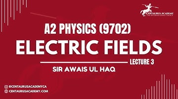 Electric Fields (Lecture 3) - A2 Physics 9702 | Crash 2023