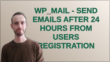 Wordpress: wp_mail - send emails after 24 hours from users registration