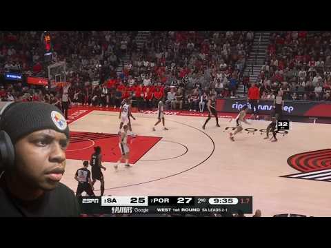 San Antonio Spurs vs Portland Trail Blazers Full Game 4 Highlights - April 26, 2026 Reaction