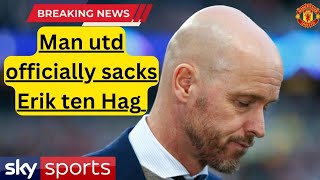 🚨MANCHESTER UNITED IN CRISIS🚨: ERIK TEN HAG SACKED AFTER DEVASTATING DEFEAT TO CRYSTAL PALACE