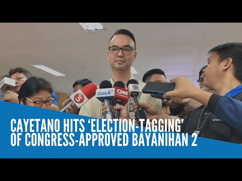 Cayetano hits ‘election-tagging’ of Congress-approved Bayanihan 2