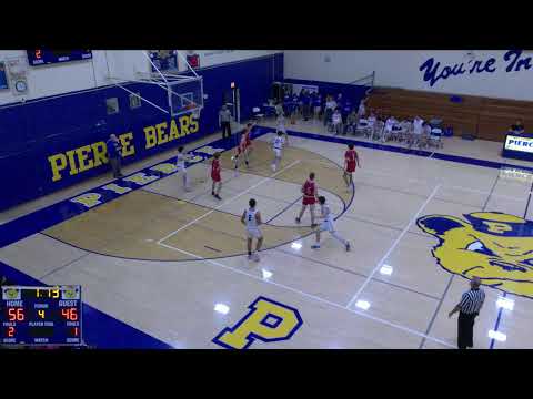 Pierce High School vs East Nicolaus High School Mens Varsity Basketball