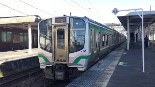 JR東北本線　東仙台駅のE721系1000番台　JR Tōhoku Main Line Higashi-Sendai Station　(2019.11)